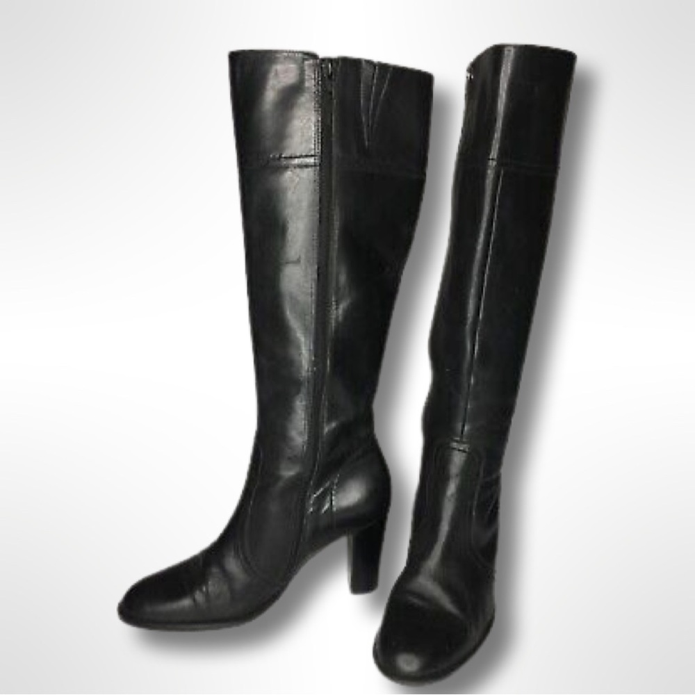 Y2K 90s Leather Knee High Boots🖤